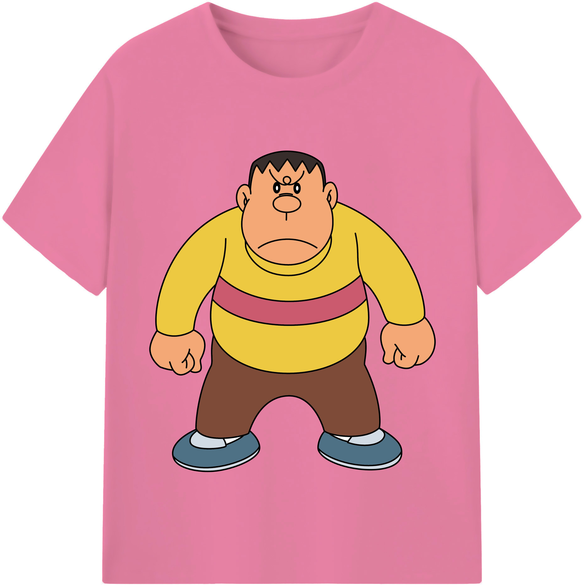 （画像用） ドラえもん 剛田武 Doraemon Gouta Takeshi 綿100％半袖Tシャツ（フロントプリント）